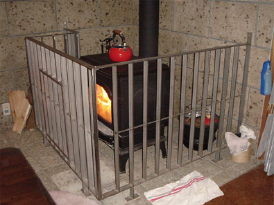 暖炉用・柵