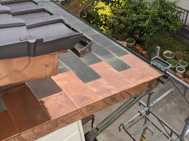 銅板屋根修繕